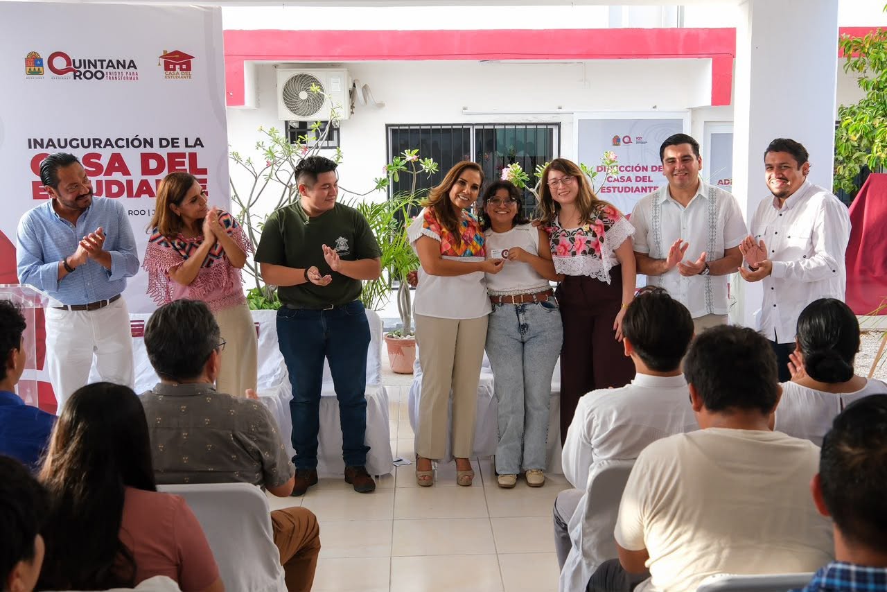 INAUGURAN LA CASA DEL ESTUDIANTE EN QUINTANA ROO, PARA QUE MÁS JÓVENES TERMINEN UNA CARRERA
